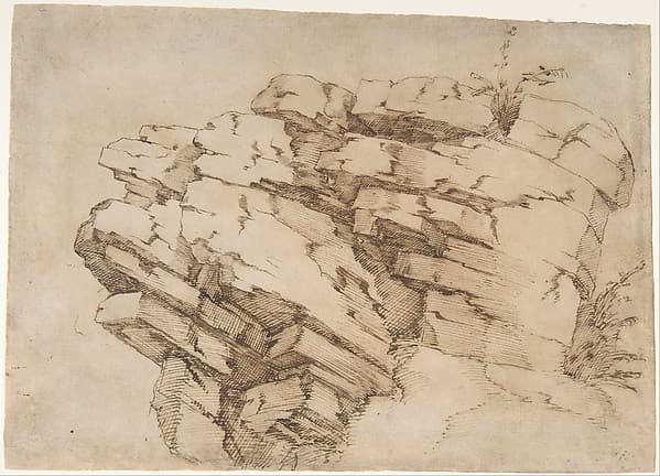 A Rocky Outcrop, by Baccio Bandinelli
