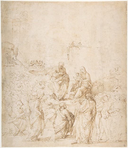 The Adoration of the Magi, by Fra Bartolomeo (Bartolomeo di Paolo del Fattorino)