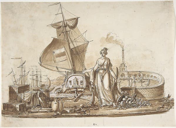 Allegory of Shipping, by Charles Percier