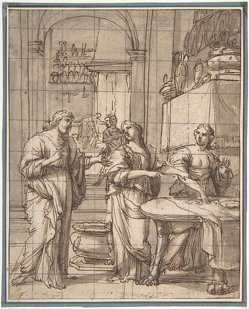 Christ in the House of Martha and Mary, by François Perrier