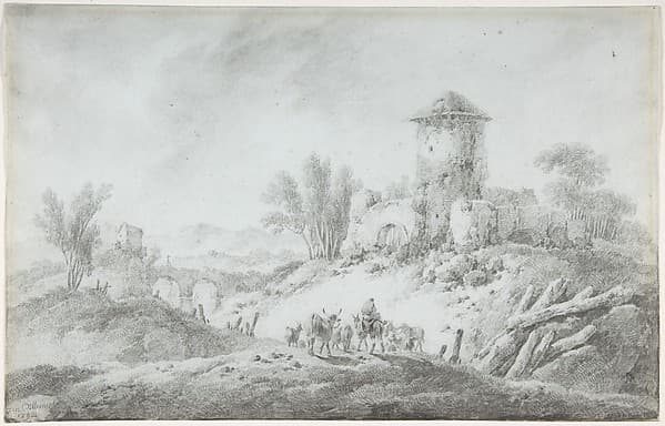 Landscape, by Jean Pillement