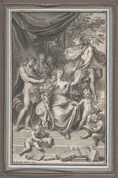 Design for a Frontispiece, by Bernard Picart
