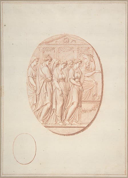 Figures before an Altar, by Bernard Picart