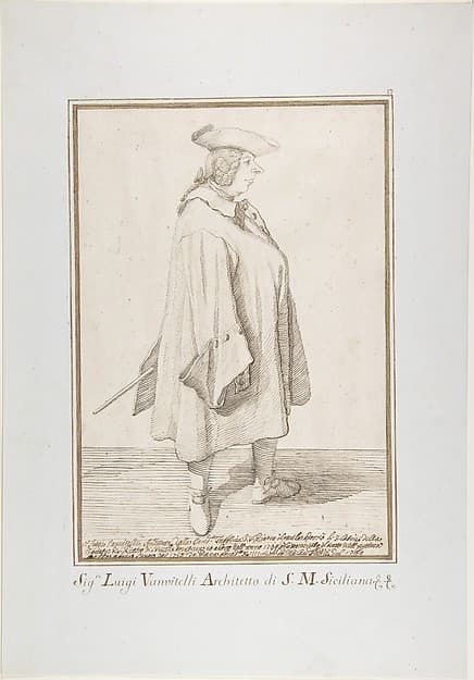 Luigi Vanvitelli, by Pier Leone Ghezzi