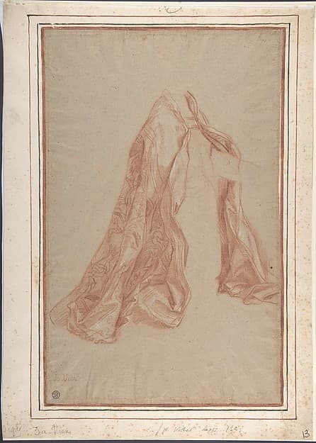 Kneeling Figure Wearing a Cope, by Joseph Marie Vien
