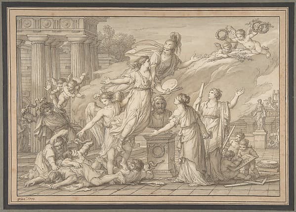 Allegory of the Arts, by Joseph Marie Vien