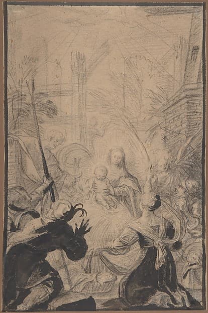 Adoration of the Shepherds, by Claude Vignon