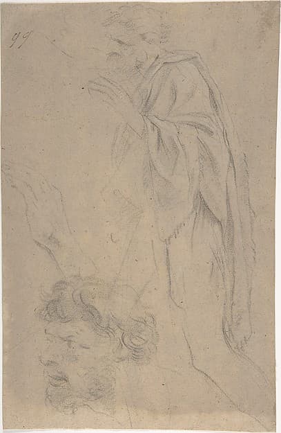 Figure Studies, by Anonymous, French, 17th century