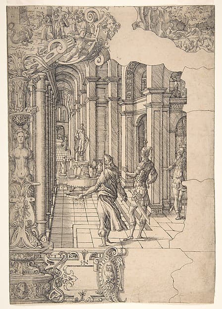 Three Scenes from the Life of the Prophet Daniel, by Jost Amman