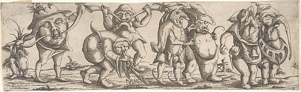 Procession of Monstrous Figures, by Wendel Dietterlin, the Younger
