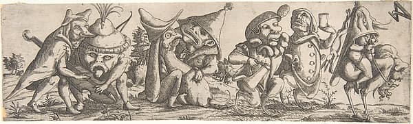 Procession of Monstrous Figures, by Wendel Dietterlin, the Younger