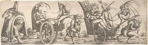 Procession of Monstrous Figures, by Wendel Dietterlin, the Younger