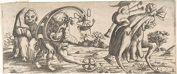 Procession of Monstrous Figures, by Wendel Dietterlin, the Younger