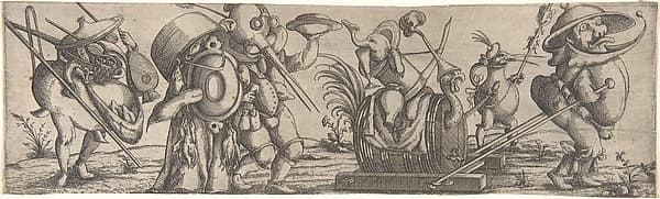 Procession of Monstrous Figures, by Wendel Dietterlin, the Younger