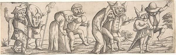 Procession of Monstrous Figures, by Wendel Dietterlin, the Younger