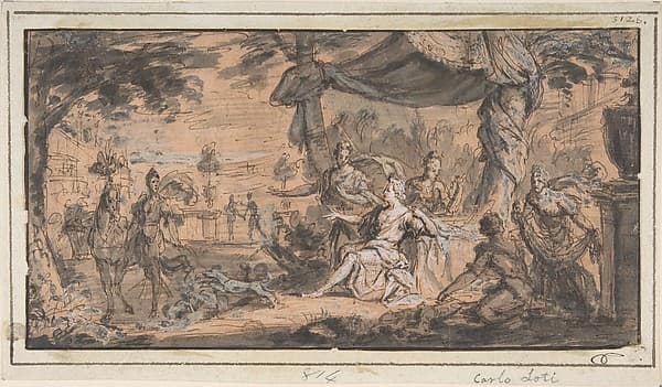 Alexander and Bucephalus, by Anonymous, French, 17th century