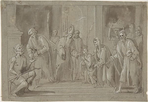 The Presentation of the Virgin in the Temple, by Belisario Corenzio