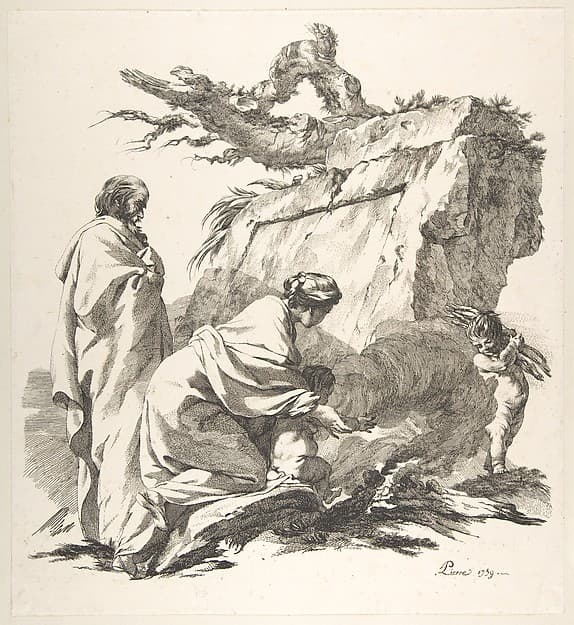 Flight Into Egypt, by Jean-Baptiste Marie Pierre