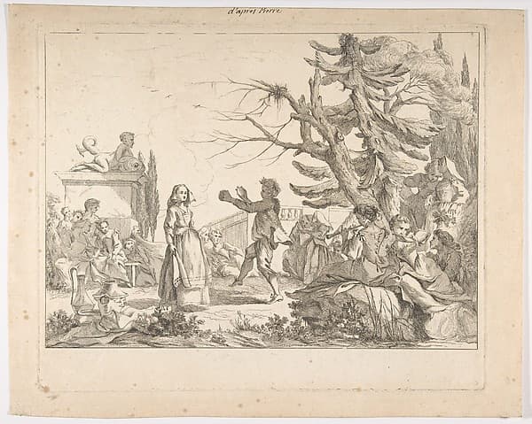Impromtu Dance (Le Bal improvisé), by Jean-Baptiste Marie Pierre