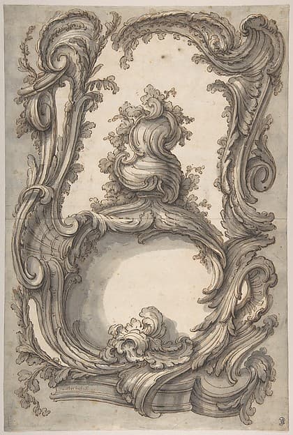 Study for a Cartouche, by Pierre Edmé Babel