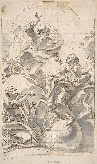 Allegory of the Immaculate Conception, by Giovanni Battista Gaulli (Il Baciccio)