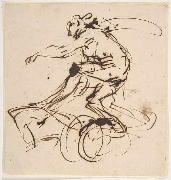 Charioteer, by Micco Spadaro (Domenico Gargiulo)