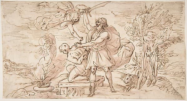 Abraham about to Sacrifice Isaac, by Micco Spadaro (Domenico Gargiulo)