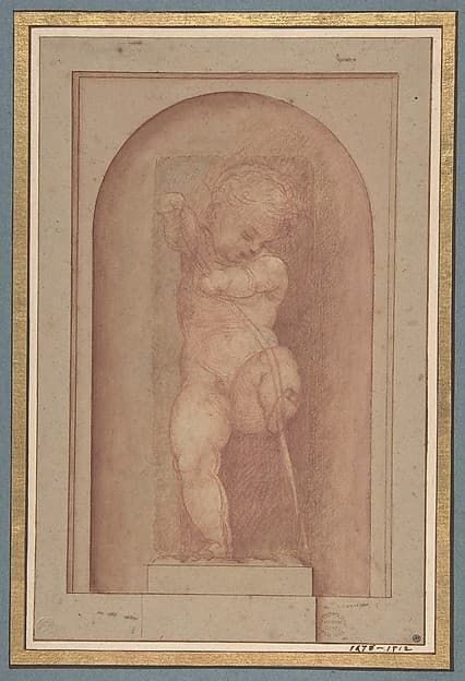 Putto Bending a Bow, by Giorgione