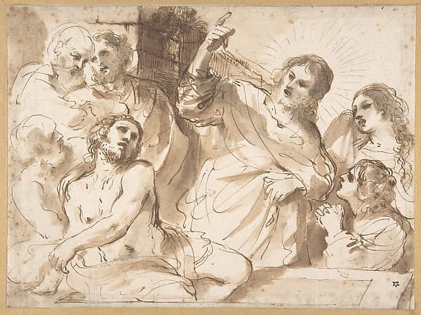 The Raising of Lazarus, by Guercino (Giovanni Francesco Barbieri)