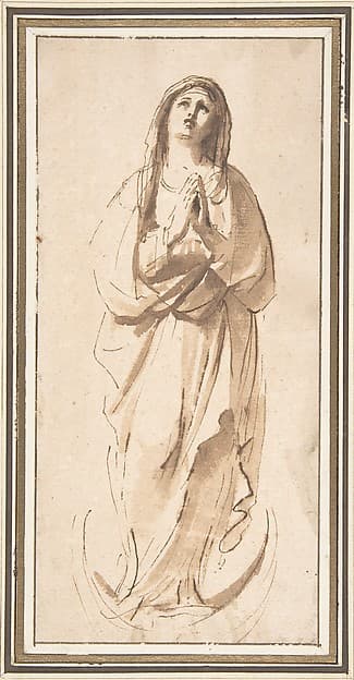 The Virgin Immaculate, by Guercino (Giovanni Francesco Barbieri)