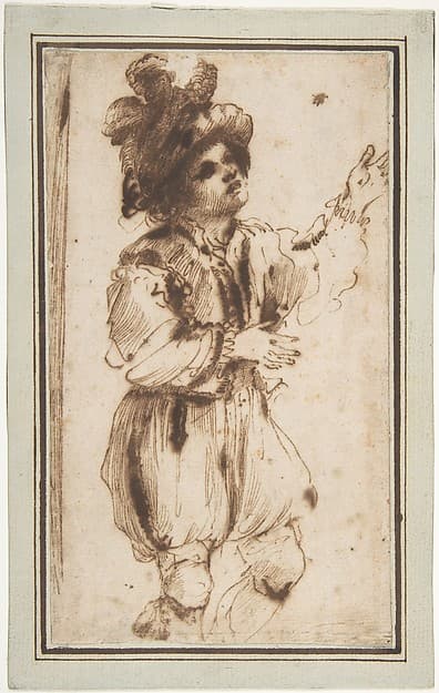 Boy Chasing a Butterfly, by Guercino (Giovanni Francesco Barbieri)