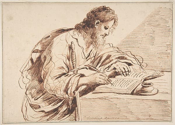 Saint Paul, by Guercino (Giovanni Francesco Barbieri)
