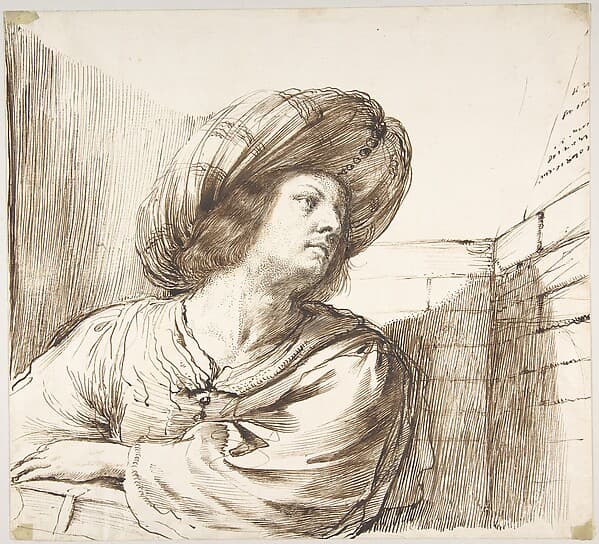 Portrait of a Scholar, by Guercino (Giovanni Francesco Barbieri)