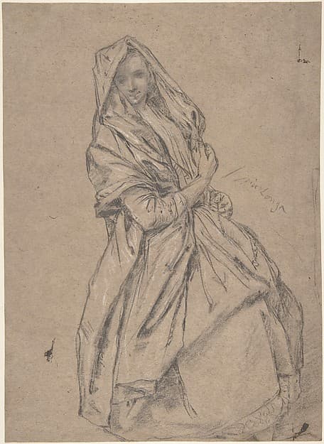Study of a Seated Woman, by Pietro Longhi (Pietro Falca)