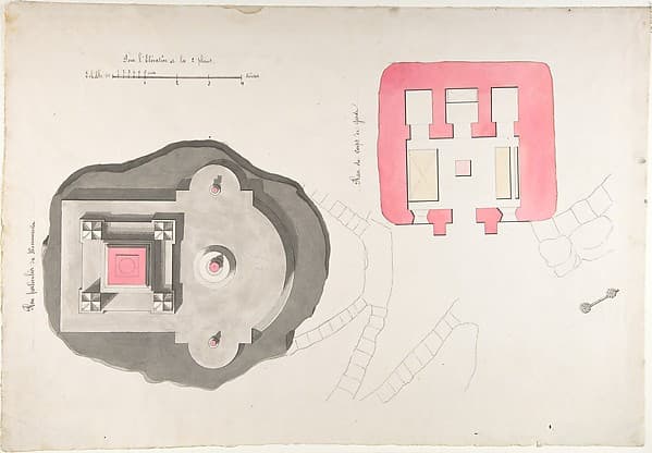 Project for the Monument de la Montagne, Orléans, by Claude Mathieu Delagardette