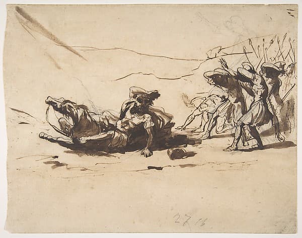 Conversion of Saint Paul, by Pier Francesco Mola