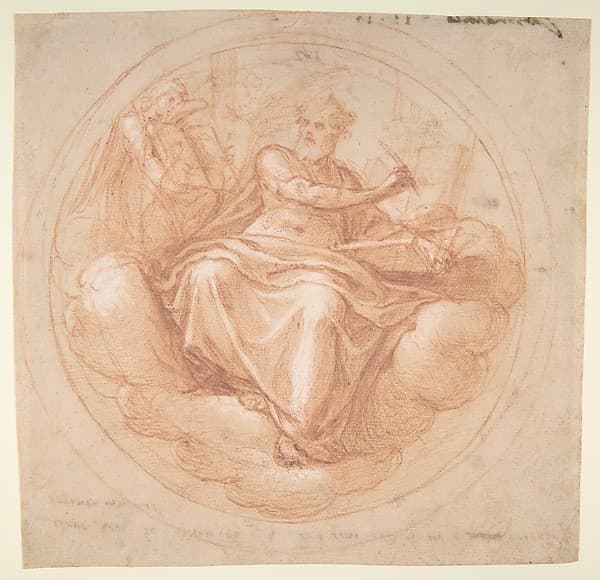 Saint Mathew and the Angel, by Cesare Nebbia