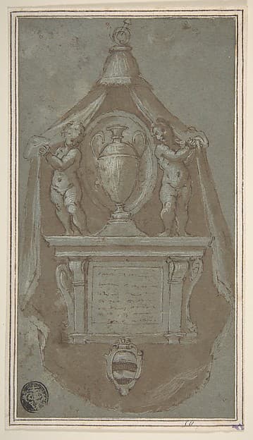 Design for a Wall Tomb, by Avanzino Nucci