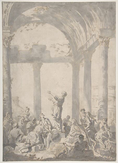 Saint Paul Preaching in Athens, by Giovanni Paolo Panini