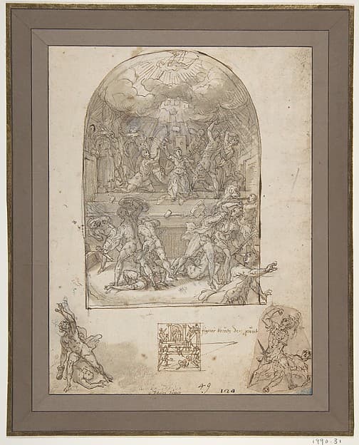 The Martyrdom of St. Catherine, by Tiburzio Passarotti (Passerotti)