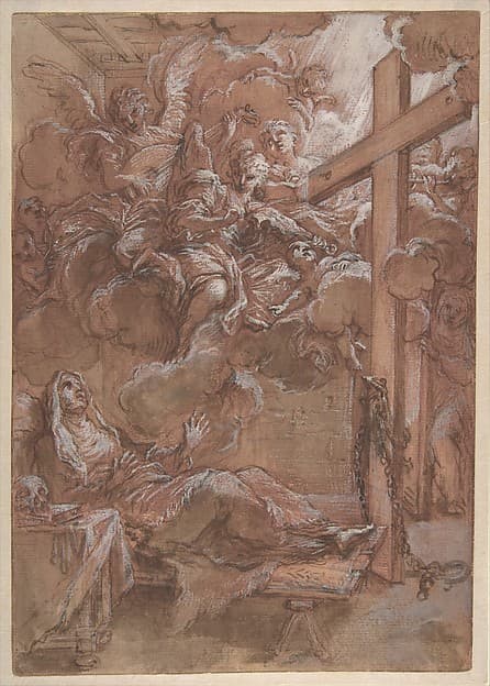 The Ecstasy of the Blessed Giacinta Marescotti, by Giuseppe Passeri (Passari)
