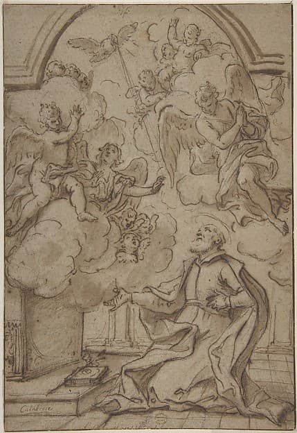 Saint in Ecstasy, by Mattia Preti (Il Cavalier Calabrese)