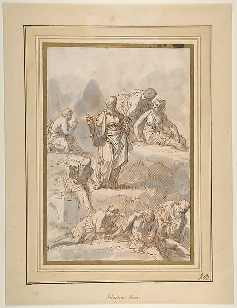 Figure Studies, by Sebastiano Ricci