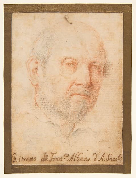 Portrait of a Man: Francesco Albani ?, by Andrea Sacchi