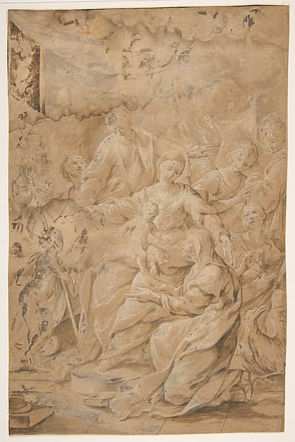 Holy Family, by Andrea Sacchi