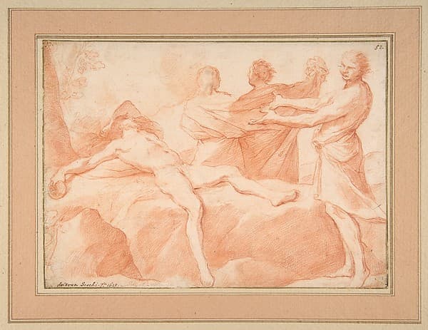 The Drunkenness of Noah, by Andrea Sacchi