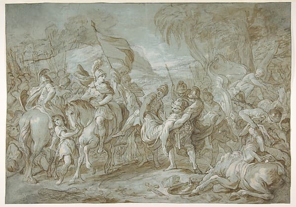 Alexander and Porus, by François Le Moyne