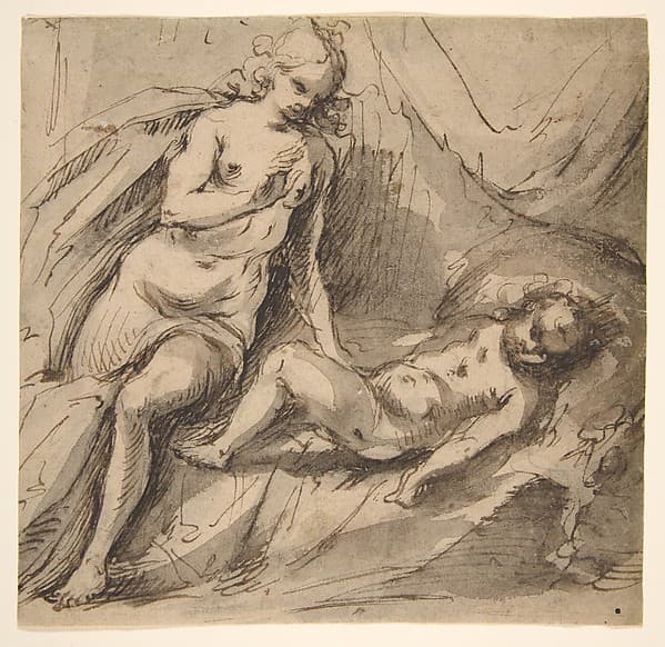 Venus and Sleeping Cupid, by Hans Stutte