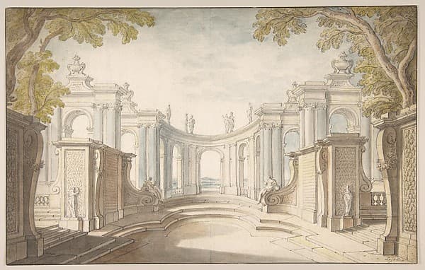 Study for a Stage Set, by Jacques de Lajoüe