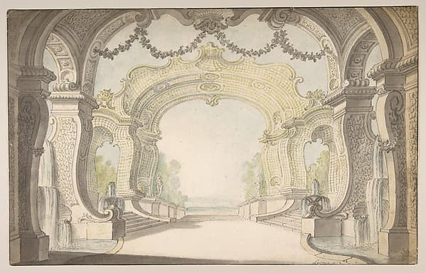 Study for a Stage Set, by Jacques de Lajoüe